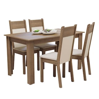 Foto 1 | Juego de Comedor con Mesa y 4 Sillas Madesa 5231 MC