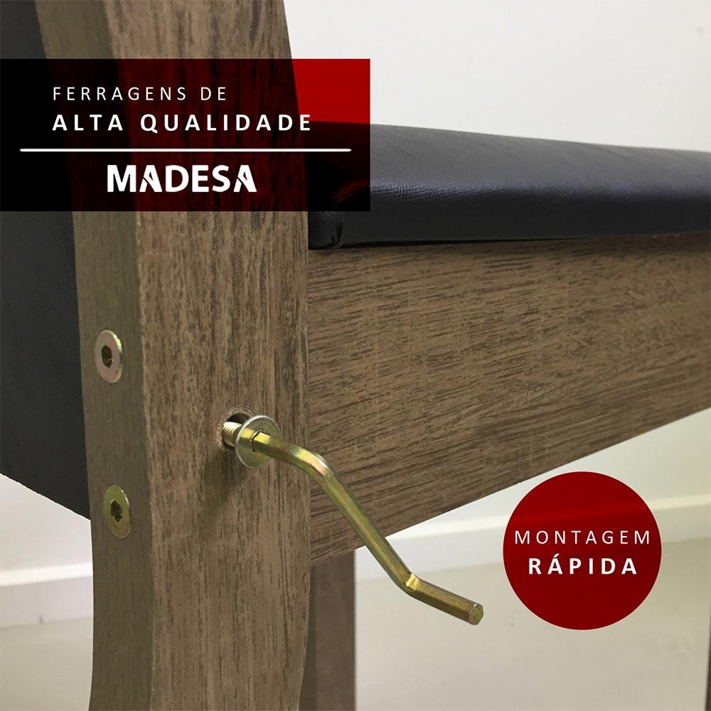 Foto 5 | Juego de Comedor con Mesa y 4 Sillas Madesa 5231 MC