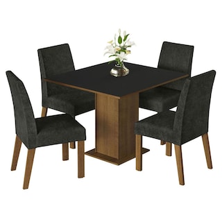 Foto 1 | Juego De Comedor Mesa Y 4 Sillas Madesa Oxford Karina Mn