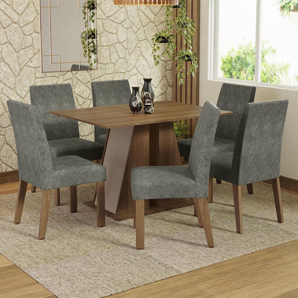 Foto 3 pulgar | Juego de Comedor Mesa y 6 Sillas Madesa Cheryl MCI