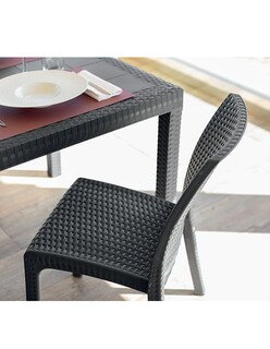 Foto 3 | Comedor Exterior Merkatari para Patio y Jardín 1 Mesa 6 Sillas
