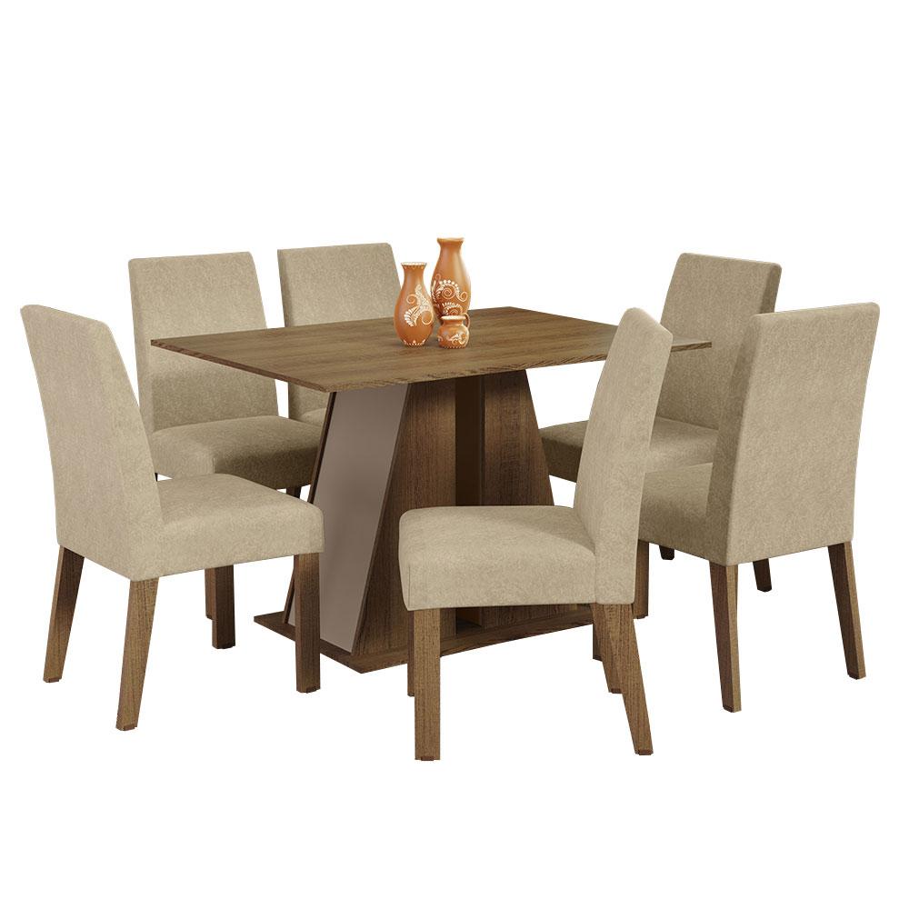 Foto 1 | Juego de Comedor con Mesa y 6 Sillas Madesa Cheryl MCI