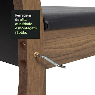 Foto 8 | Juego de Comedor Madesa con 6 Sillas Cafés