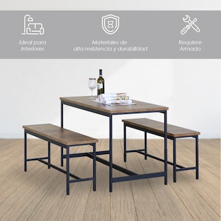 Foto 3 | Juego de Comedor Ilios Innova 3 Piezas