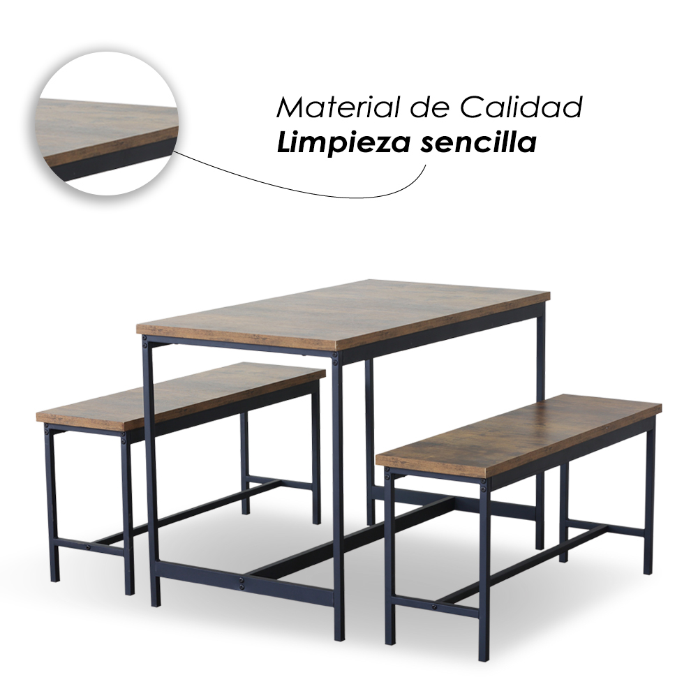 Foto 9 pulgar | Juego de Comedor Ilios Innova 3 Piezas