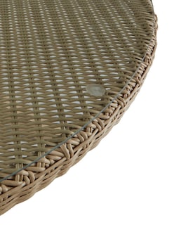 Foto 3 | Naterial Mesa De Comedor De Aluminio Tipo Ratán Apta Para Exterior, Modelo Medena