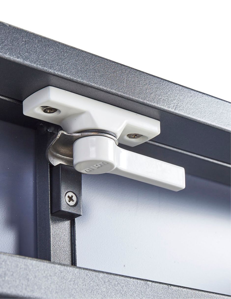 Foto 5 | Naterial Mesa De Comedor De Aluminio Extensible Apta Para Exterior, Cubierta De Cristal, Modelo Lyra Ii