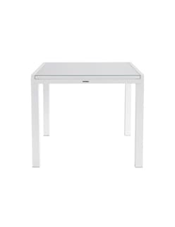 Foto 2 | Naterial Mesa De Comedor De Aluminio Extensible Apta Para Exterior, Cubierta De Cristal, Modelo Lyra Ii