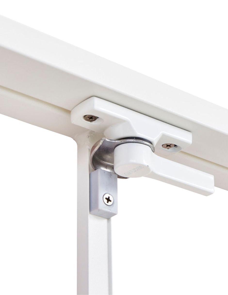 Foto 4 | Naterial Mesa De Comedor De Aluminio Extensible Apta Para Exterior, Cubierta De Cristal, Modelo Lyra Ii