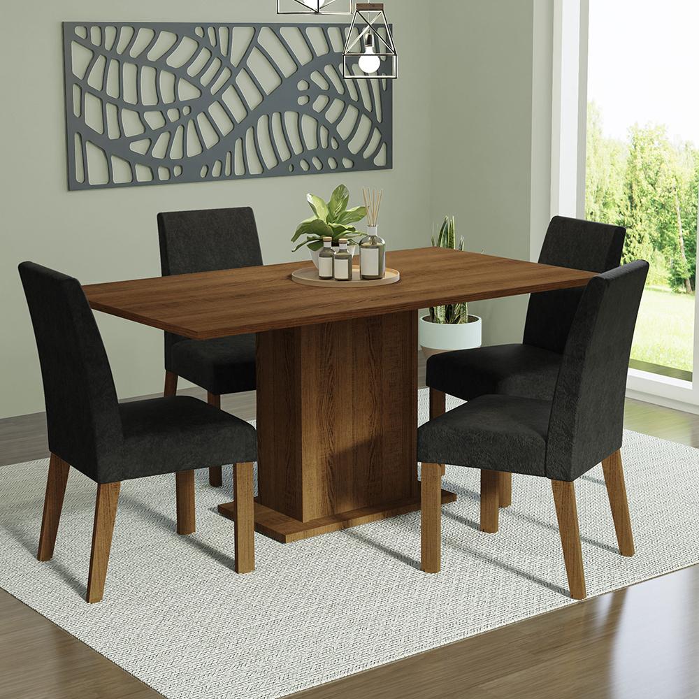 Foto 3 pulgar | Juego De Comedor Con Mesa Y 4 Sillas Madesa Oxford Keila Mn2