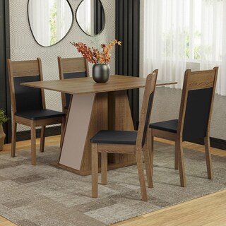 Foto 2 | Juego De Comedor Con Mesa Y 4 Sillas Madesa Angel Mcn