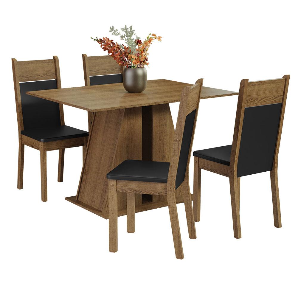 Foto 2 pulgar | Juego De Comedor Con Mesa Y 4 Sillas Madesa Agnes Mn