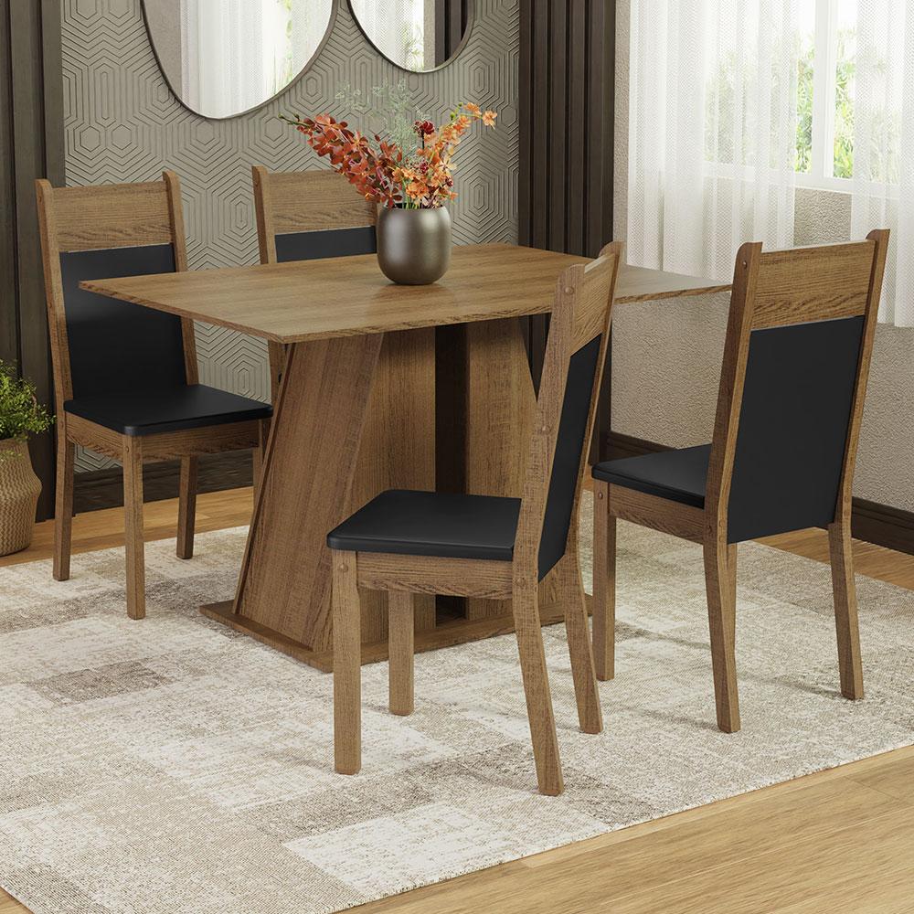 Foto 3 pulgar | Juego De Comedor Con Mesa Y 4 Sillas Madesa Agnes Mn