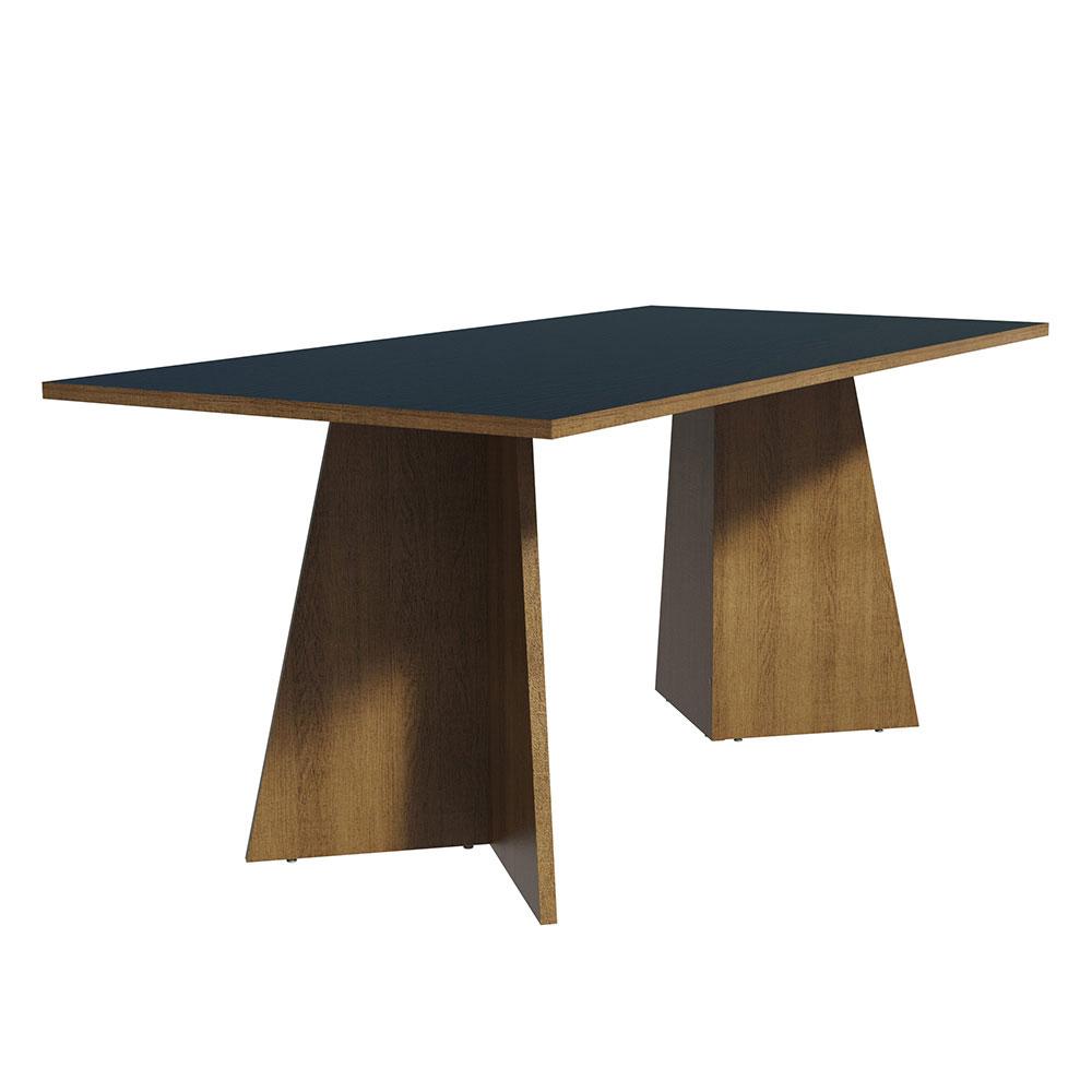 Foto 2 pulgar | Mesa De Comedor Rectangular 5388 Color Marrón/negro