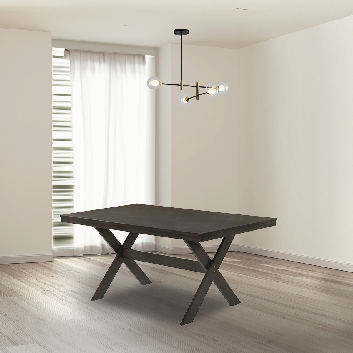 Mesa Comedor Mobi Santiago Chocolate