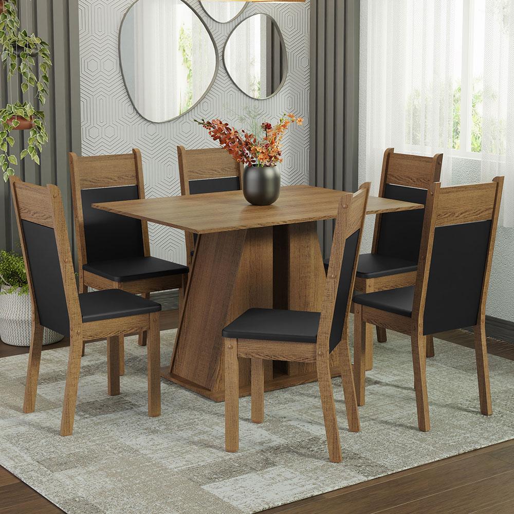 Foto 2 pulgar | Comedor Madesa con 6 Sillas
