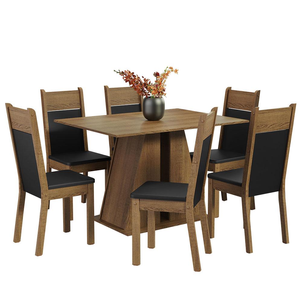 Foto 3 pulgar | Comedor Madesa con 6 Sillas