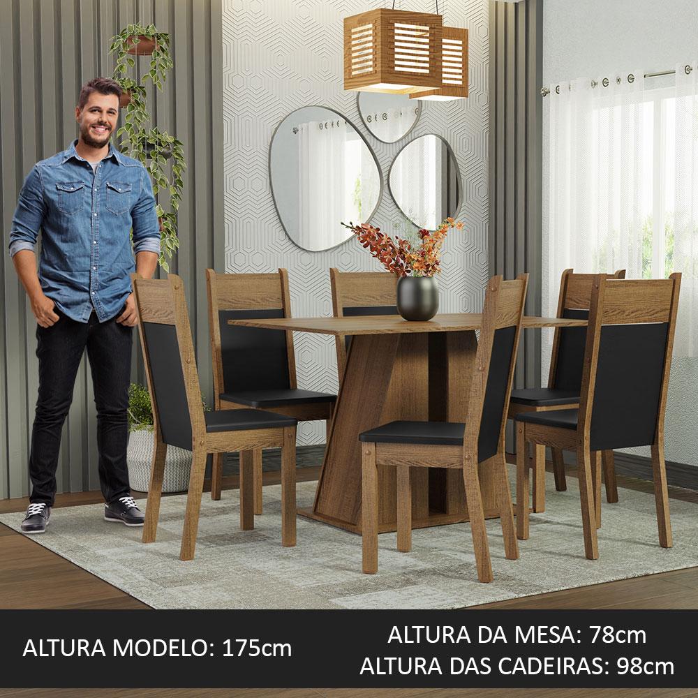 Foto 5 pulgar | Comedor Madesa con 6 Sillas
