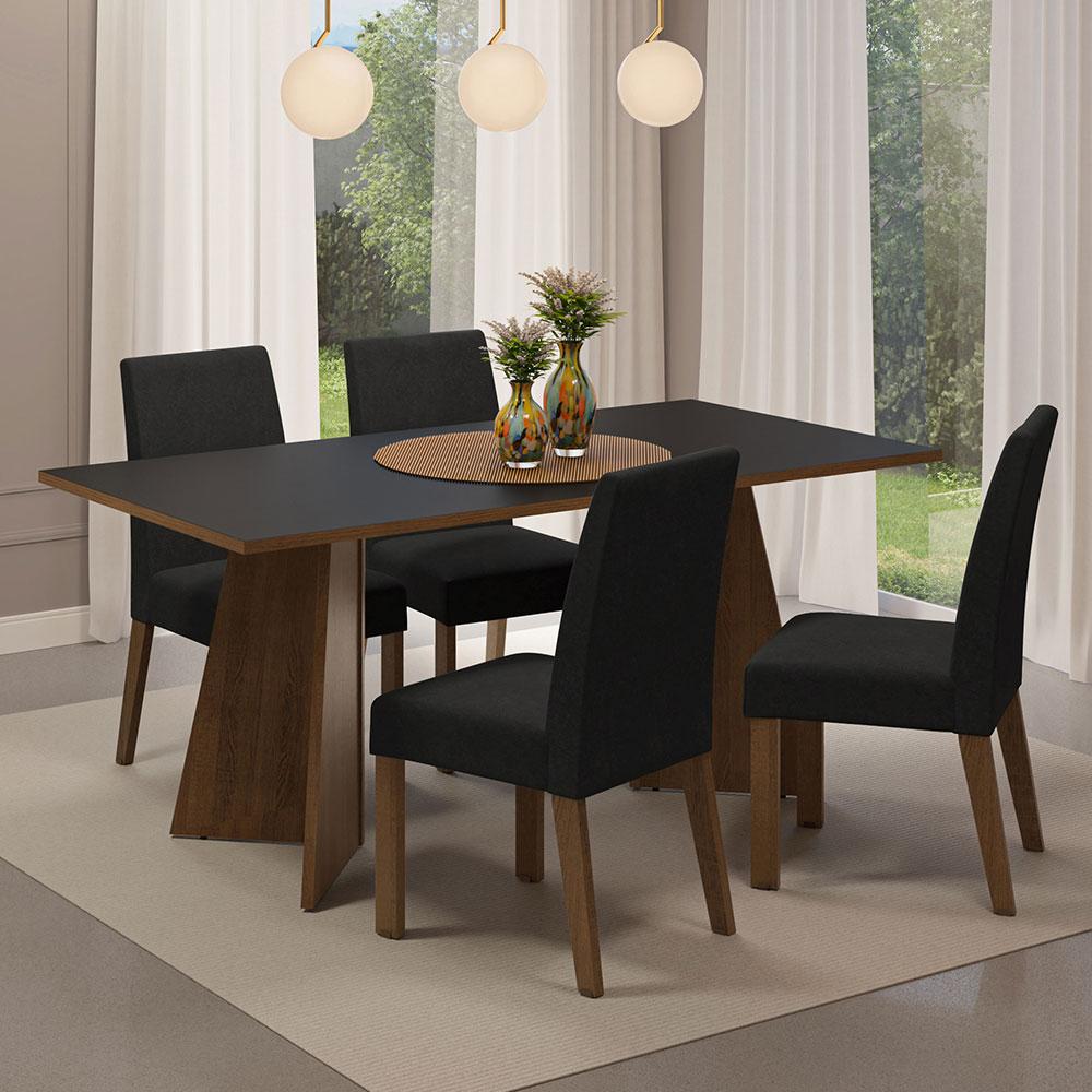 Foto 2 | Mesa De Comedor Con Mesa Y 4 Sillas April Madesa Mn 01