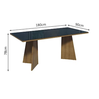 Foto 6 | Mesa De Comedor Con Mesa Y 6 Sillas Marissa Madesa Mg