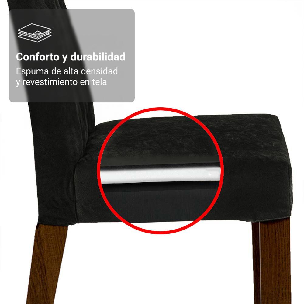 Foto 8 pulgar | Mesa De Comedor Con Mesa Y 6 Sillas Madesa Allegro Nn 01