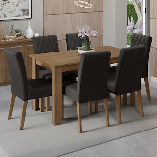 Foto 2 | Mesa De Comedor Con Mesa Y 6 Sillas Madesa Allegro Mn 01