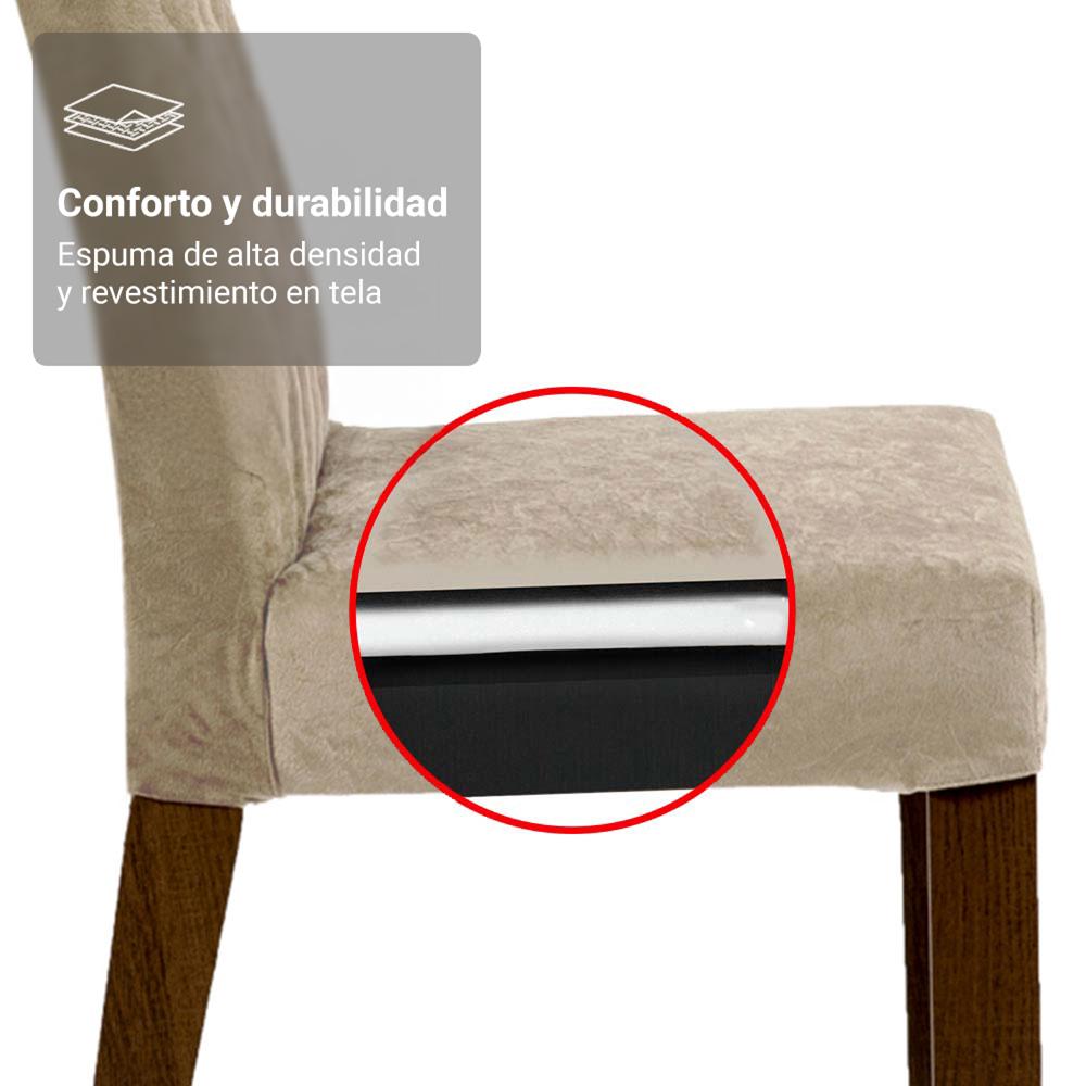 Foto 8 pulgar | Mesa De Comedor Con Mesa Y 6 Sillas Madesa Allegro Mi