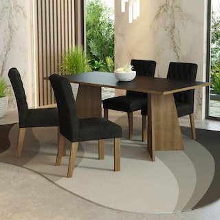 Foto 2 | Mesa De Comedor Con Mesa Y 4 Sillas Ruby Madesa Mn 01