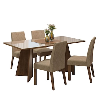 Foto 1 | Mesa De Comedor Con Mesa Y 4 Sillas Taylor Madesa Mc
