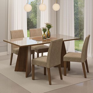 Foto 2 | Mesa De Comedor Con Mesa Y 4 Sillas Taylor Madesa Mc