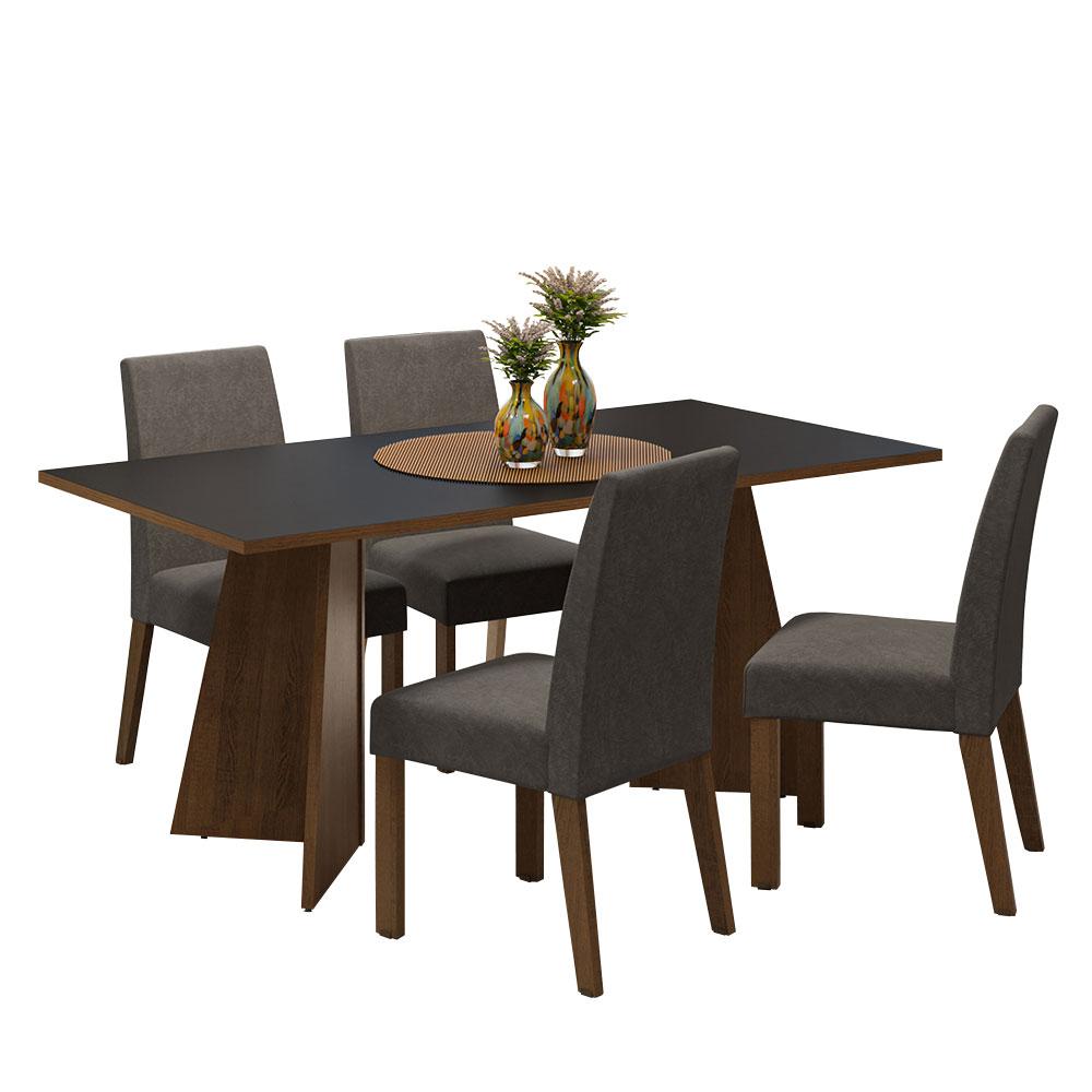 Mesa De Comedor Con Mesa Y 4 Sillas April Madesa Mn