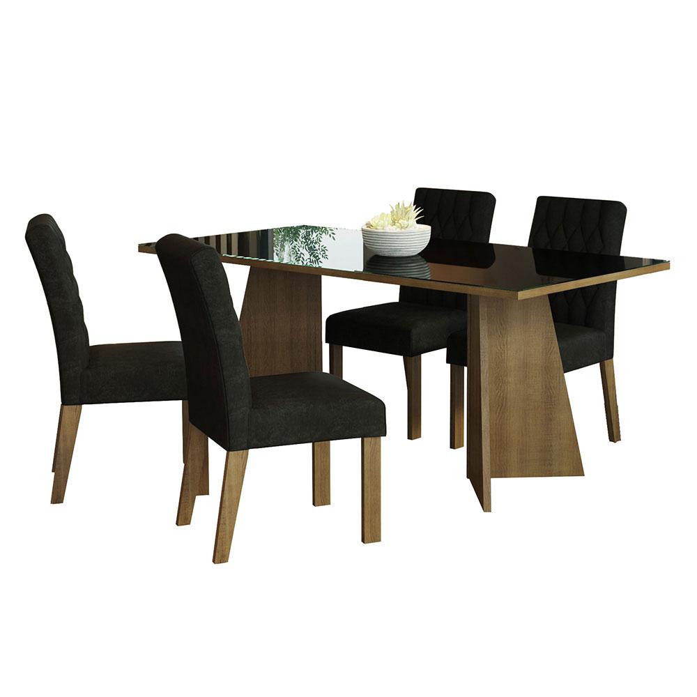 Foto 2 pulgar | Mesa De Comedor Con Mesa Y 4 Sillas Harper Madesa Mn