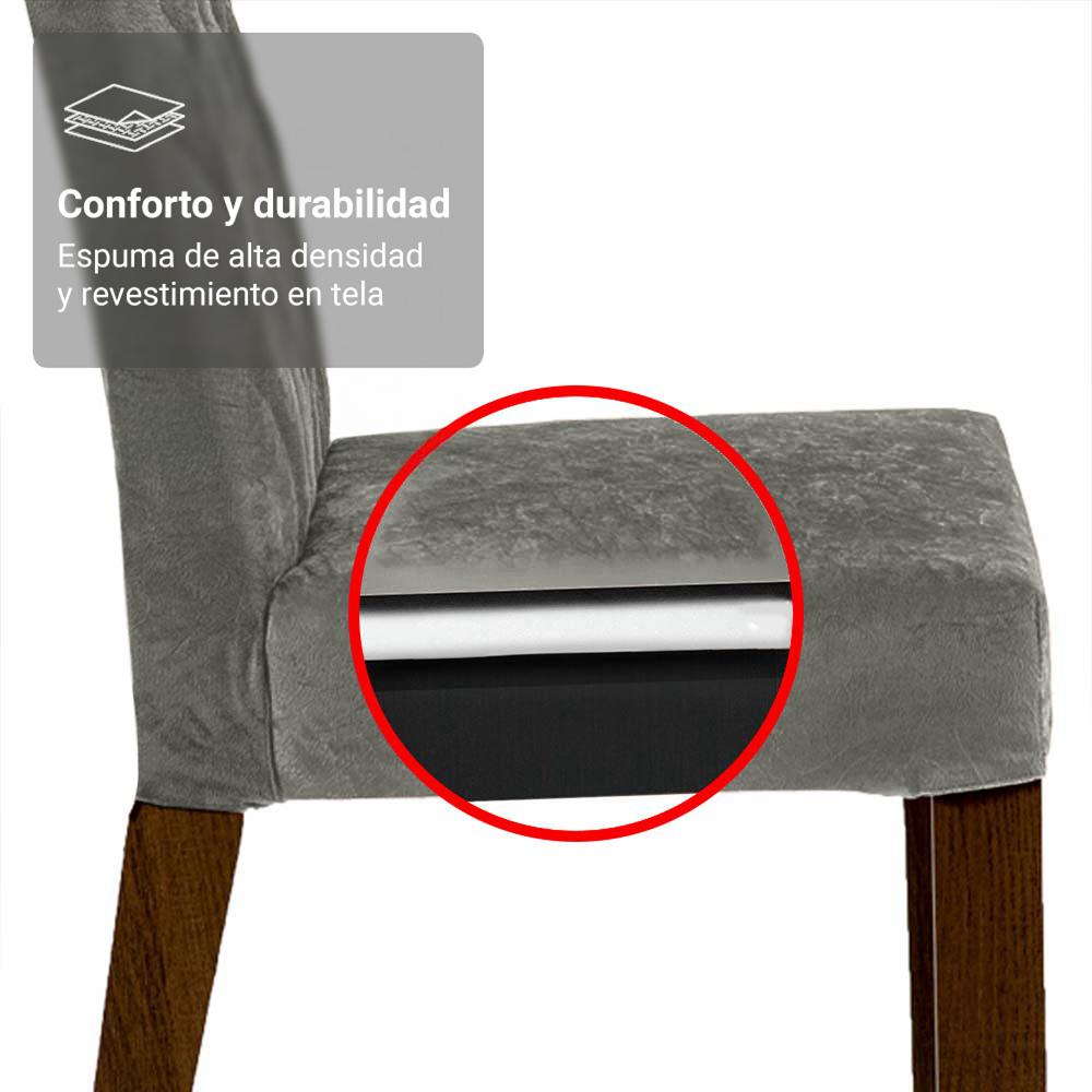 Foto 8 pulgar | Mesa De Comedor Con Mesa Y 6 Sillas Madesa Allegro Mg