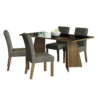 Foto 1 | Mesa De Comedor Con Mesa Y 4 Sillas Harper Madesa Mg
