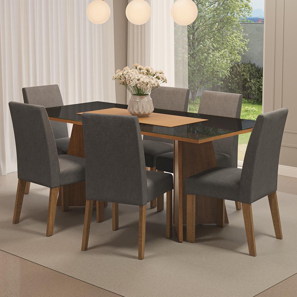 Foto 2 | Mesa De Comedor Con Mesa Y 6 Sillas Valerie Madesa Mg