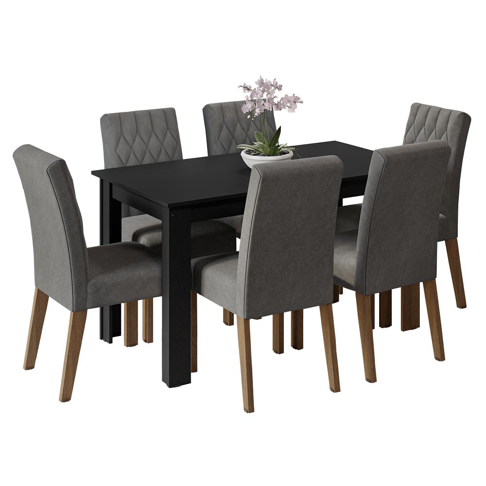 Foto 2 pulgar | Mesa De Comedor Con Mesa Y 6 Sillas Madesa Allegro Gg