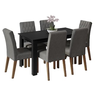 Foto 1 | Mesa De Comedor Con Mesa Y 6 Sillas Madesa Allegro Gg