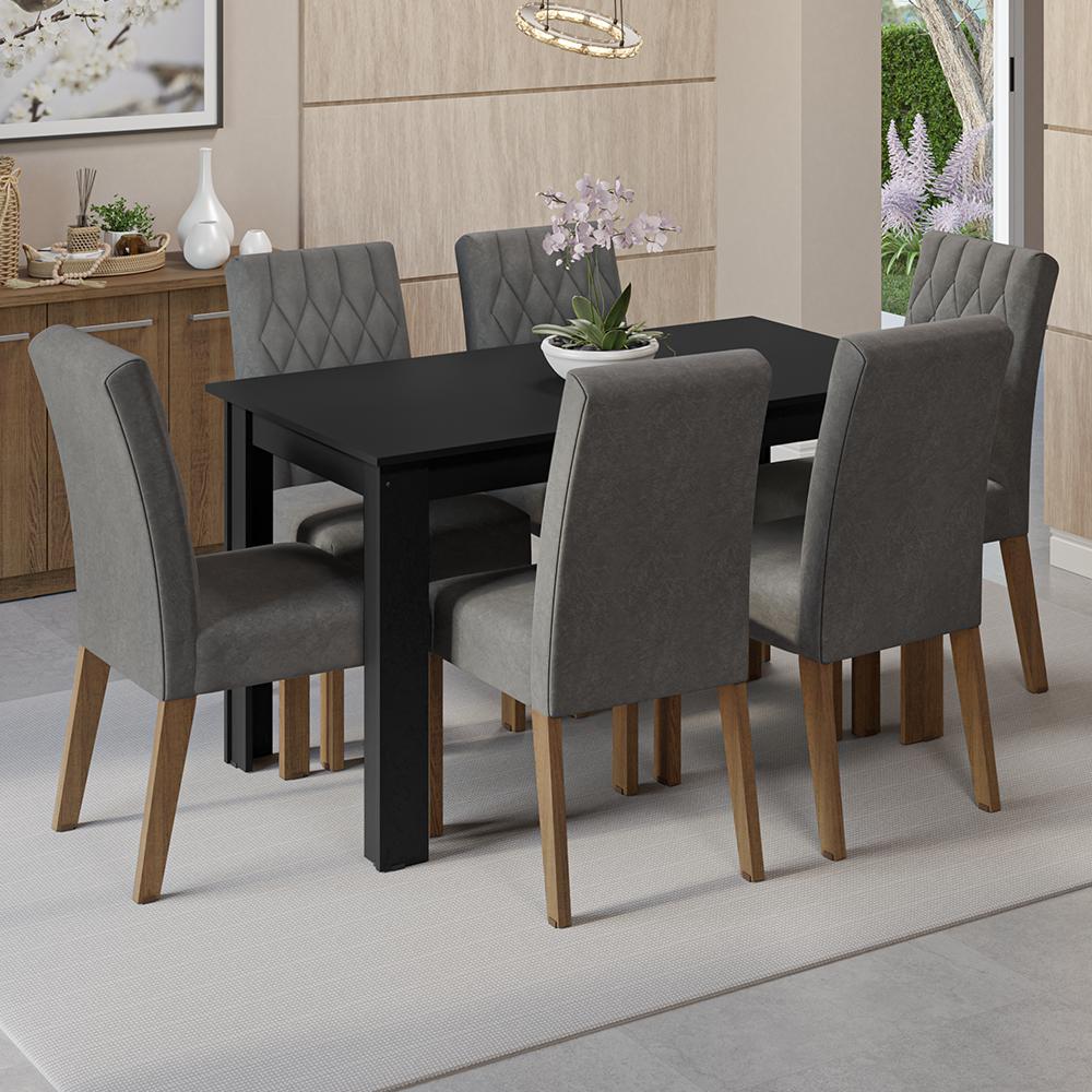 Foto 3 pulgar | Mesa De Comedor Con Mesa Y 6 Sillas Madesa Allegro Gg