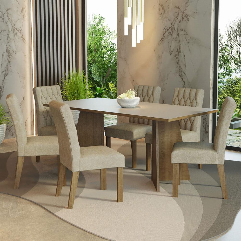 Comedor MDJA060172J8SM con 6 Sillas