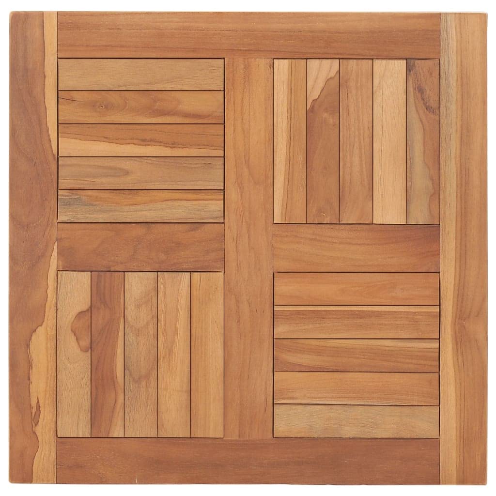 Foto 2 pulgar | Tablero De Mesa Vidaxl De Madera Maciza De Teca, 60 X 60 Cm, Para Interiores Y Exteriores - Venta Internacional.