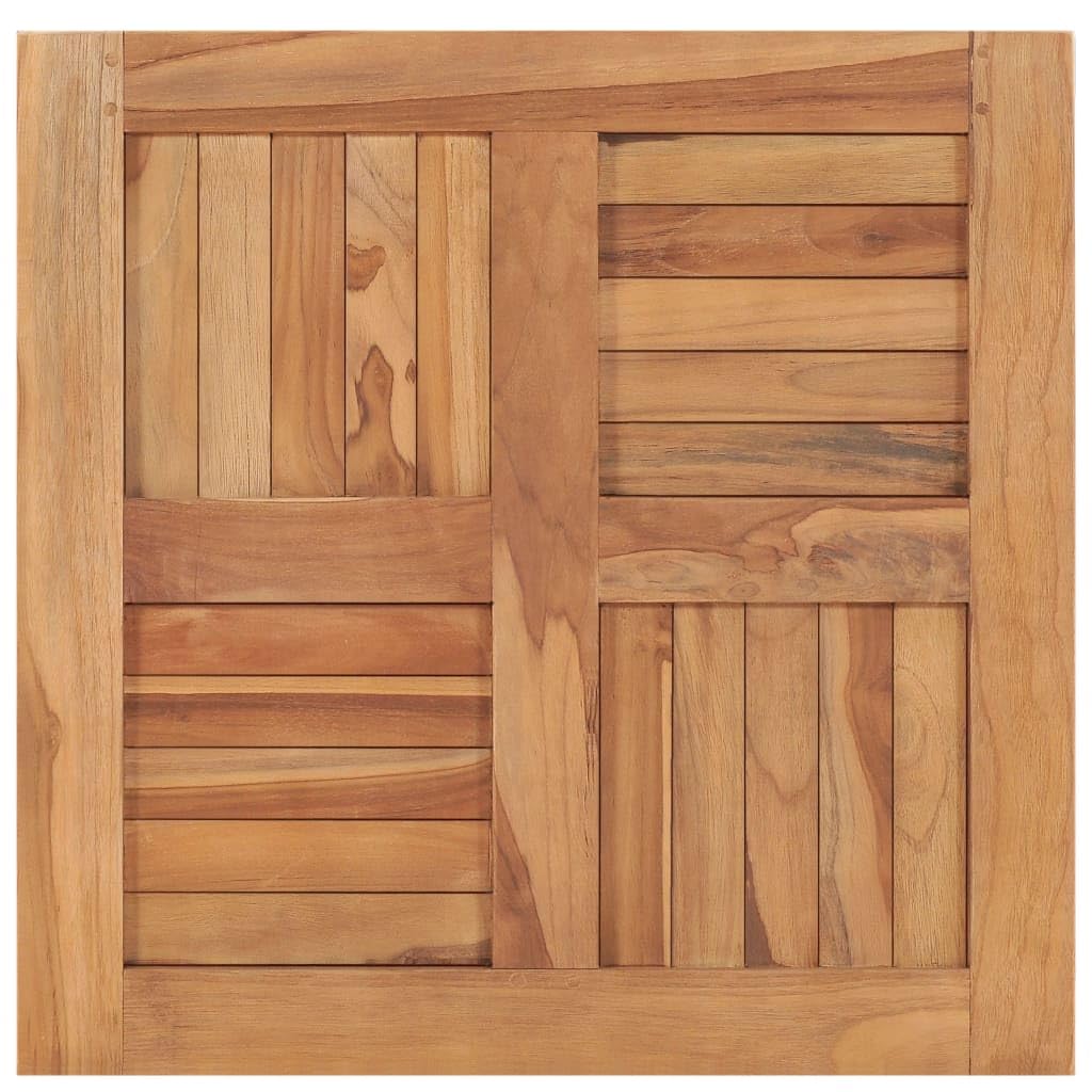 Foto 3 pulgar | Tablero De Mesa Vidaxl De Madera Maciza De Teca, 60 X 60 Cm, Para Interiores Y Exteriores - Venta Internacional.