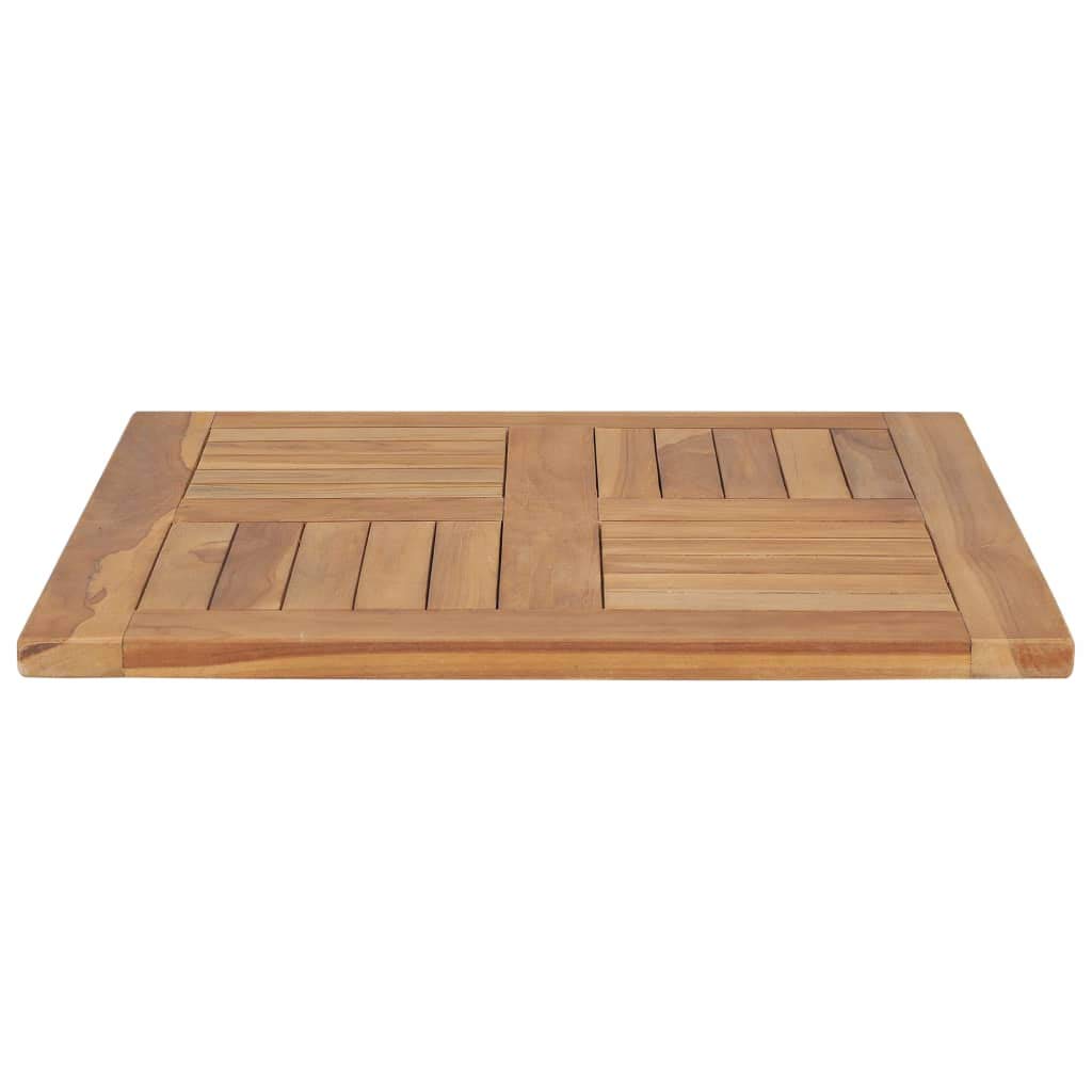 Foto 4 pulgar | Tablero De Mesa Vidaxl De Madera Maciza De Teca, 60 X 60 Cm, Para Interiores Y Exteriores - Venta Internacional.