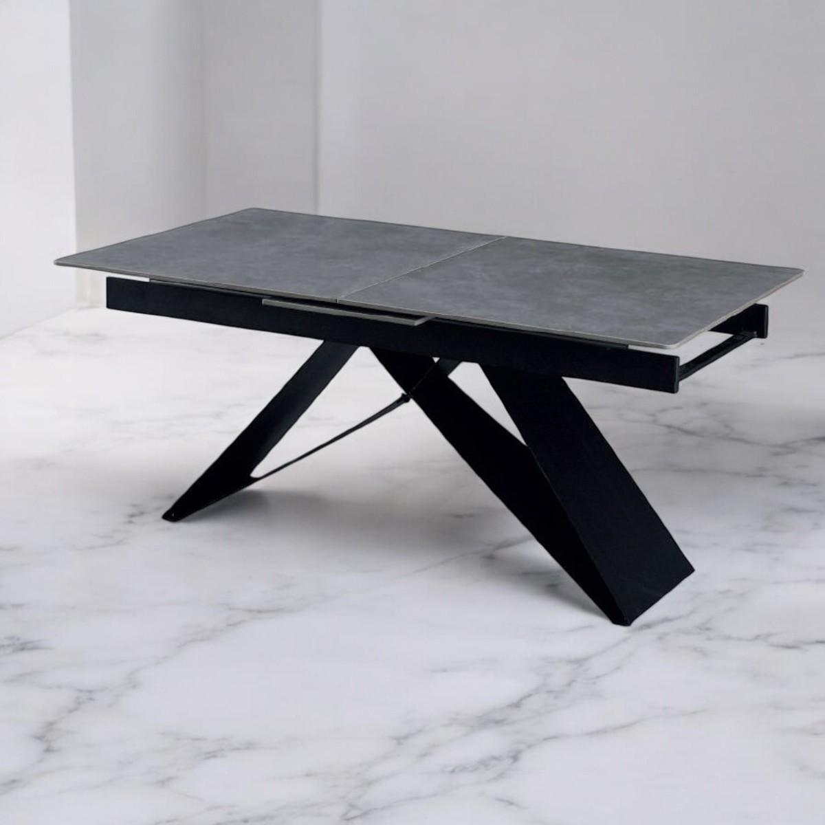 Foto 3 pulgar | Mesa De Comedor Expandible Ferran Stone Gris