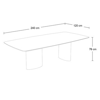 Foto 4 | Mesa de Comedor Terzetto Furniture Marvin Stone