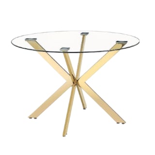 Foto 1 | Mesa De Comedor Ariel Redonda Gold