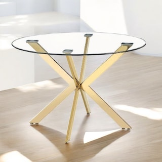 Foto 3 | Mesa De Comedor Ariel Redonda Gold