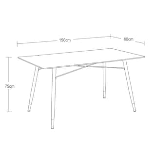 Foto 4 | Mesa De Comedor Anne Nogal