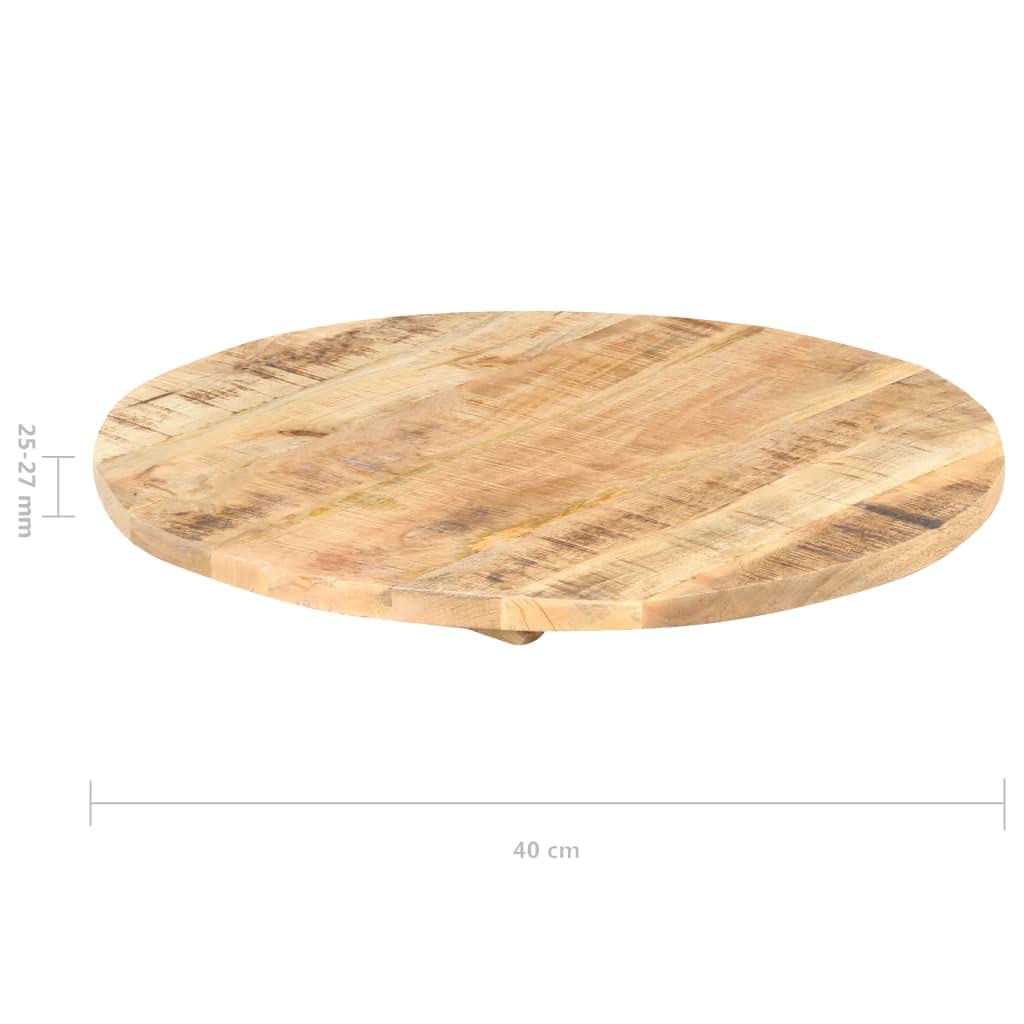Foto 4 pulgar | Tablero De Mesa Vidaxl De Mango Macizo De 40 Cm De Diámetro - Venta Internacional.