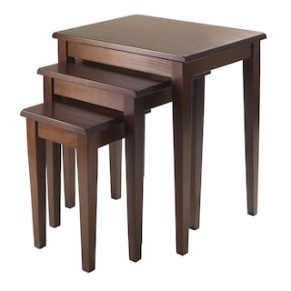 Foto 1 | Mesa Decorativa Winsome Regalia Walnut, 14,9 Cm De Profundidad X 20 Cm De Ancho X 21,6 Cm De Alto - Venta Internacional.