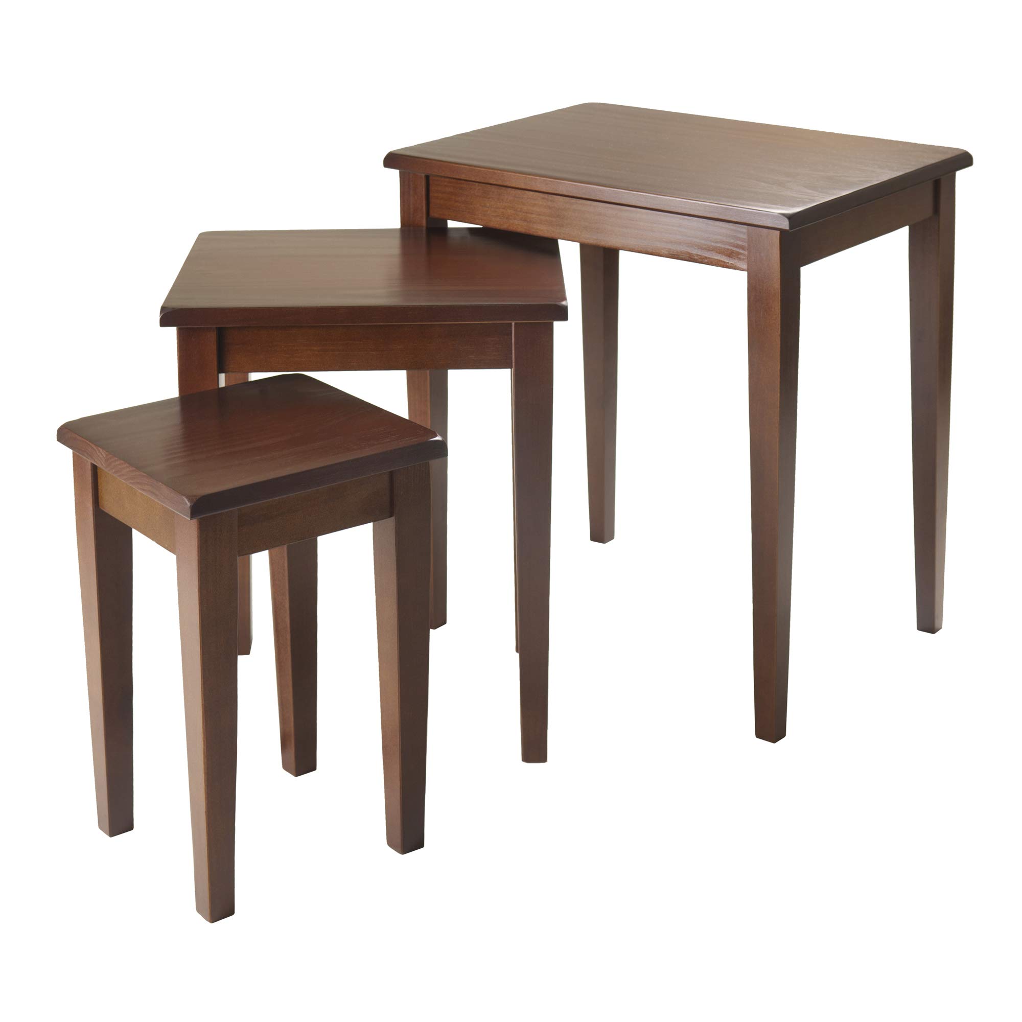 Foto 3 pulgar | Mesa Decorativa Winsome Regalia Walnut, 14,9 Cm De Profundidad X 20 Cm De Ancho X 21,6 Cm De Alto - Venta Internacional.